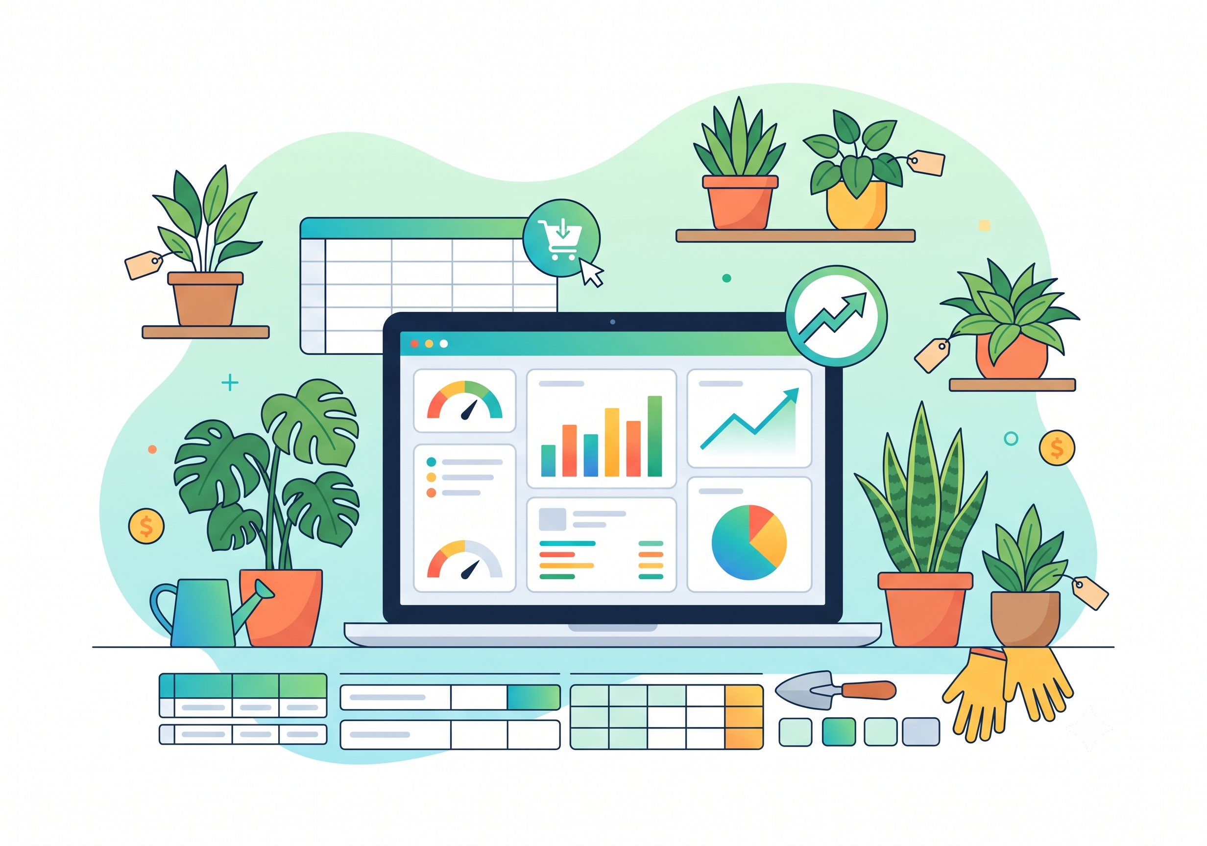 Plants Sales Tracking & Visualization Dashboard